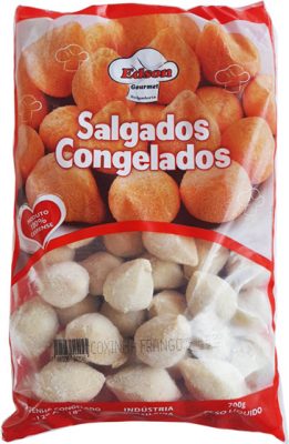 Salgados congelados frango