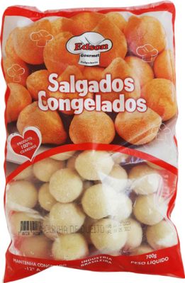 Salgados congelados queijo